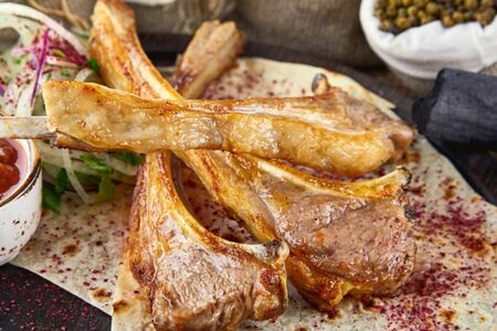 Шашлык из бараньей корейки