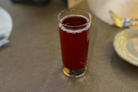 Морс брусничный собственного производства