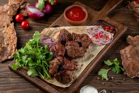 Шашлык из говяжьей вырезки