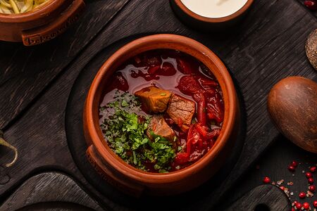 Борщ по-мегрельски