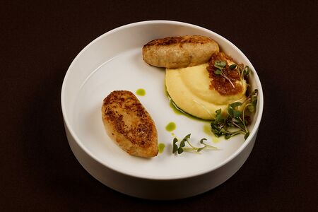 Котлеты из щуки с картофельным пюре