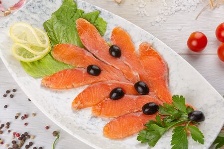 Лосось домашнего посола