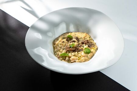 Ризотто Фунге с белыми грибами