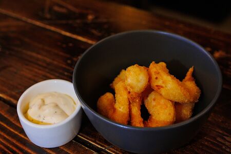 Креветки в панировке