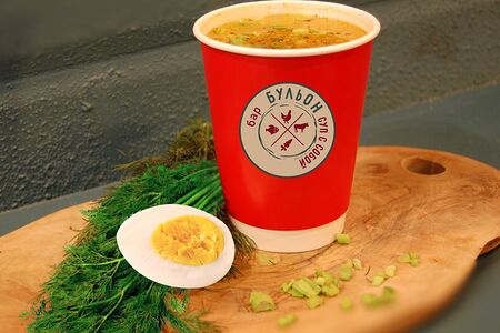 Мясной бульон по-деревенски