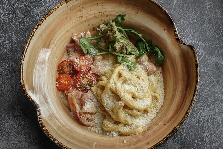 Карбонара с беконом