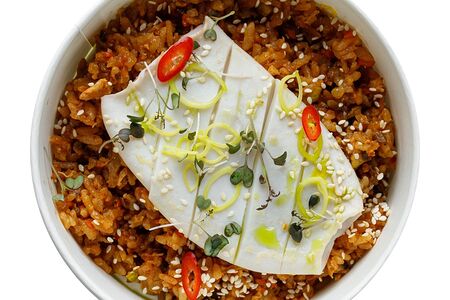 Жареный рис с морепродуктами