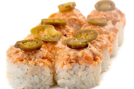 Острый лосось с чили