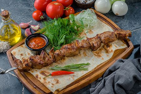 Шашлык из бараньей мякоти