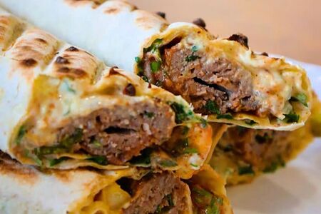 Люля из говядины в лаваше