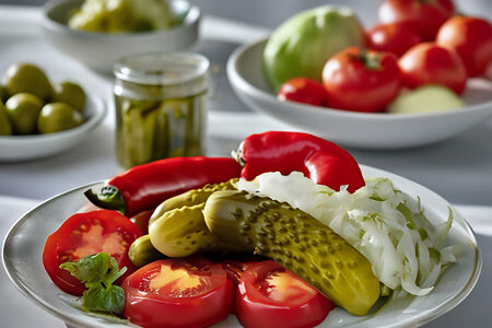 Ассорти из домашних солений