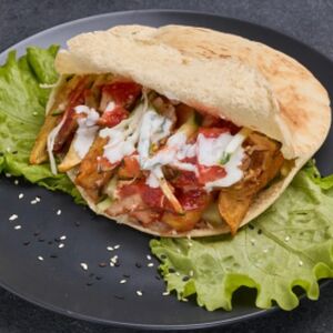 Шаверма с говядиной в пите