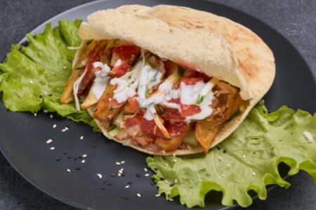 Шаверма с говядиной в пите