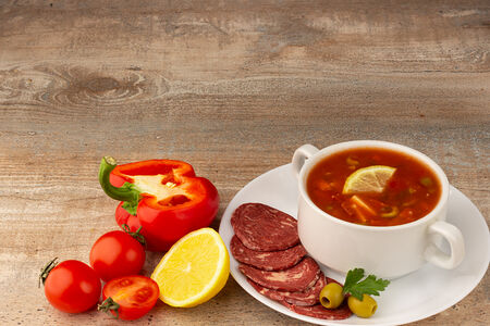 Солянка (суп постный)