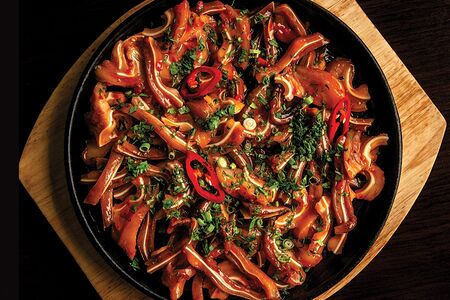 Жареные свиные ушки