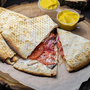 Кесадилья с овощами