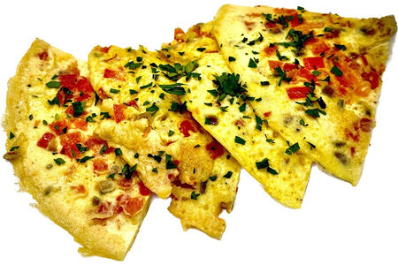 Омлет с овощами