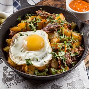 Жареха с говядиной