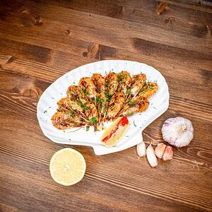 Креветки жареные