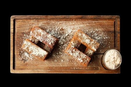 Ржаные гренки с пармезаном