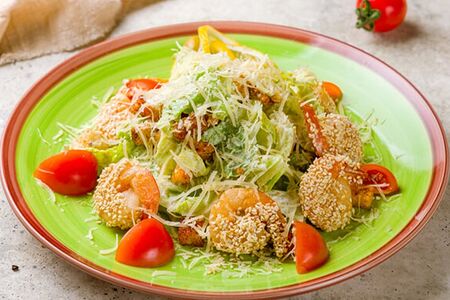 Цезарь с креветками