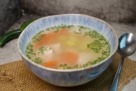 Уха из лосося