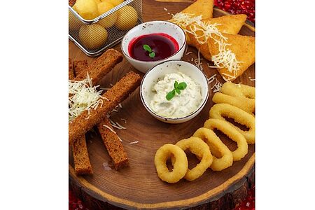 Кольца кальмара в кляре