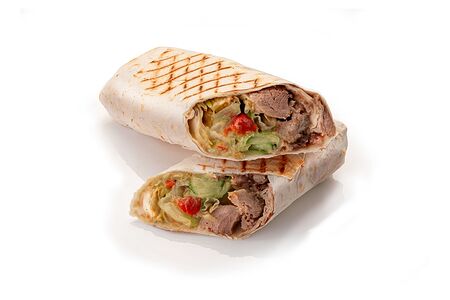 Лаваш с растительной котлетой