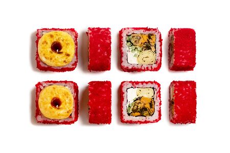 Запечённый ролл Лава с мидиями