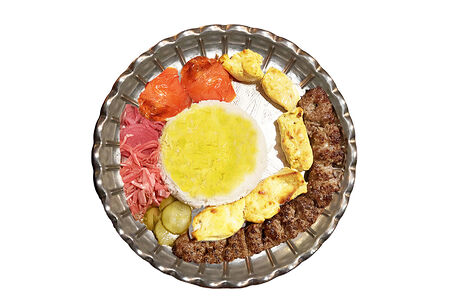 Кебаб микс с рисом