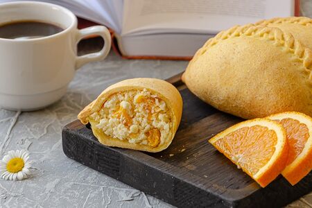 Самоса творог с апельсином