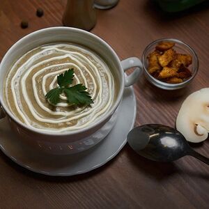 Крем-суп грибной