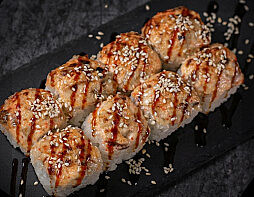 Запеченный ролл пушка