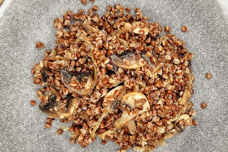 Гречка с грибами