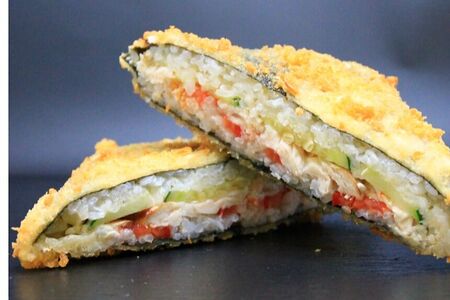 Онигирадзу Филадельфия с креветками