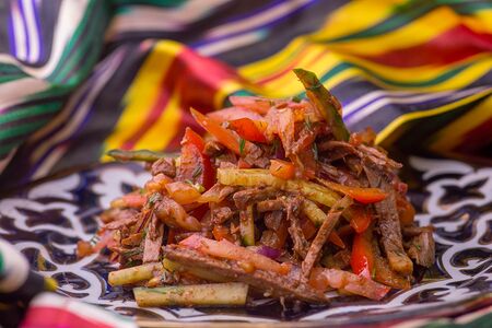 Салат Японский с говядиной