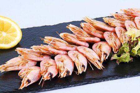 Креветки отварные