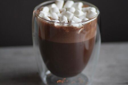 Какао на банановом молоке