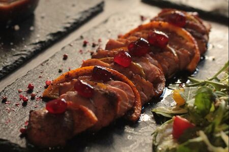 Утка Магре на гриле