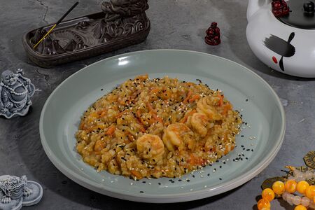 Рис с креветками