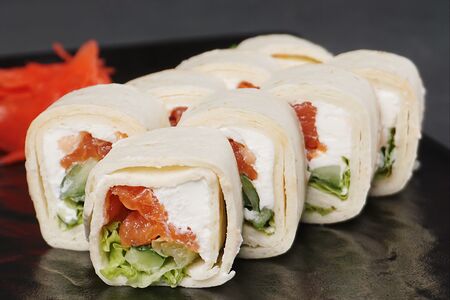 Тортилья с лососем