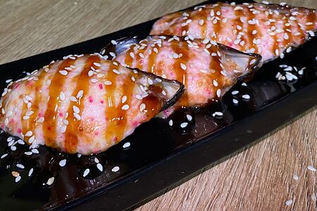 Запеченные мидии