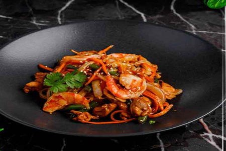 Удон с Креветками