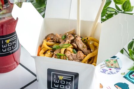 Вок с уткой