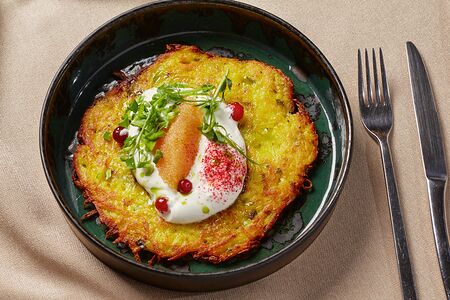 Царь-драник картофельный с щучьей икрой