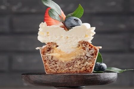 Капкейк банан мандарин