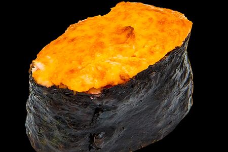 Запеченные суши с крабом