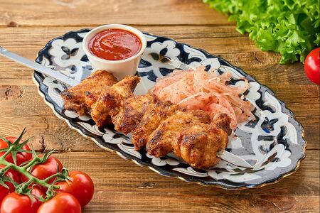 Шашлык из куриных крыльев Халяль