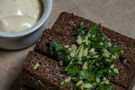 Гренки бородинские