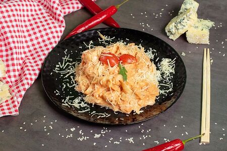 Спагетти с креветкой